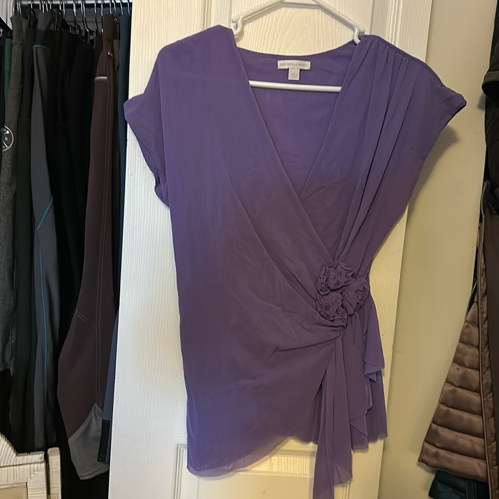 New York & Co crossover top